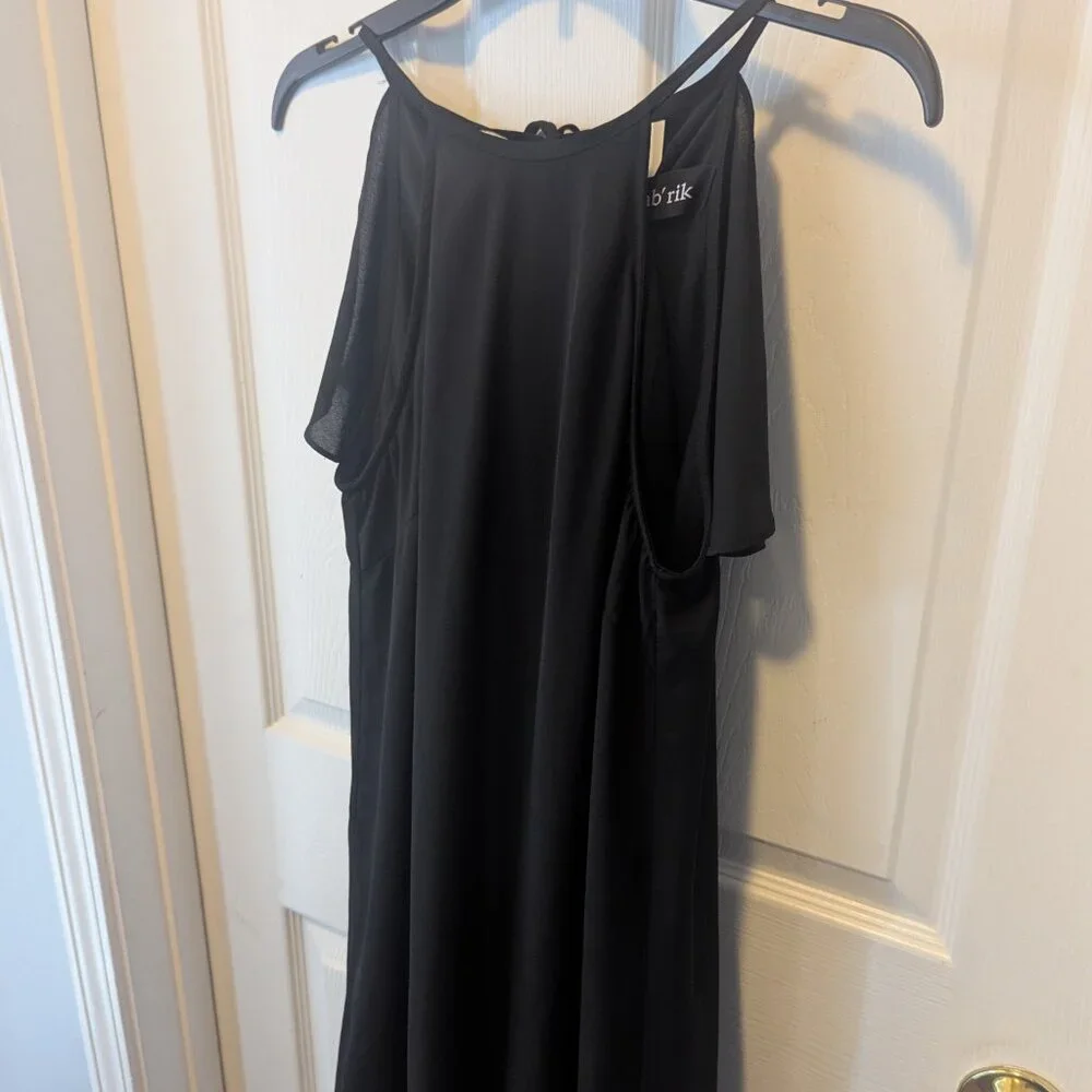 Fab Rik midi slip little black dress - Medium - Picture 3 of 8